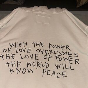 CHNGE White Hoodie with Black Logo